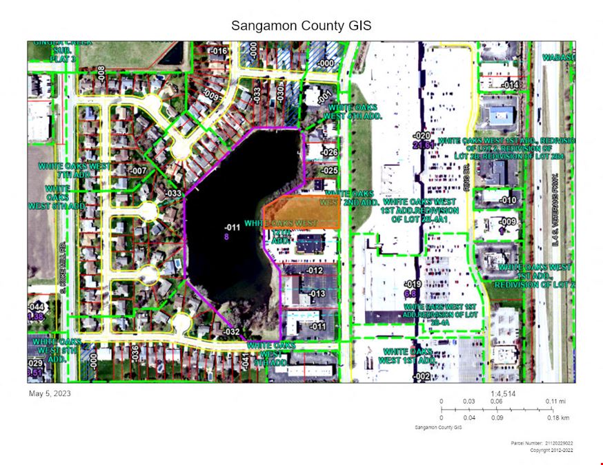 PADREADY SITE NEAR WHITE OAKS MALL FOR SALE 2901 W White Oaks Dr, Springfield, IL